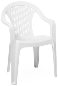 Πολυθρόνα Headway pakoworld PP λευκό - 253-000020 - 253-000020
