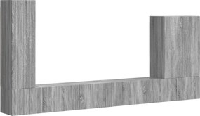 vidaXL Επιτοίχιο 6 pcs Γκρίζο Σονομα