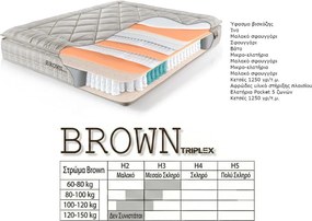 Στρώμα Brown - 120x200cm