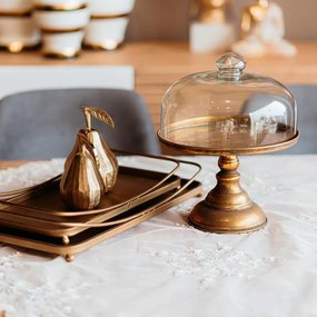 ΜΕΤΑΛΛΙΚΟ ΔΙΑΚΟΣΜΗΤΙΚΟ Fylliana Pear ΧΡΥΣΟ ΧΡΩΜΑ 8x14εκ
