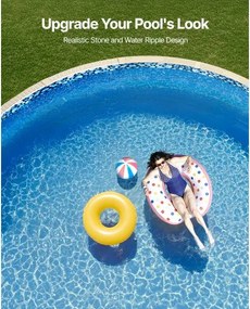 VEVOR Round Pool Liner 30ft Unibead Style Pool Liner 52in Wall Height