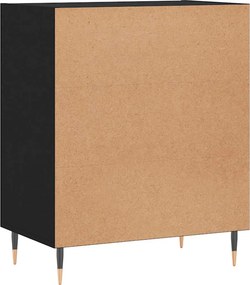 vidaXL Ραφιέρα Μαύρη 57 x 35 x 70 εκ. από Επεξεργασμένο Ξύλο