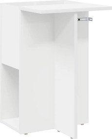 vidaXL End Table Λευκό 35 x 40 x 55 εκ. Επεξεργασμένο ξύλο