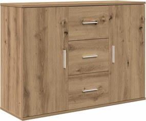 vidaXL Ντουλάπι Αρτισιανή Δρυς 90x29,5x65 εκ. από Επεξεργασμένο Ξύλο