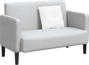 vidaXL Μαξιλάρι Πλάτης Λευκό 50 x 19 x 45 εκ ύφασμα