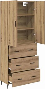 vidaXL Highboard 2 τμχ. Artisan Oak 69,5 x 34 x 180 εκ.