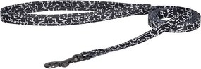 Dogness walking set leash+harness for dog (black and white)