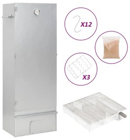 Καπνιστήριο Μπάρμπεκιου με Σύστημα Κρύου Καπνού Γαλβαν. Χάλυβας