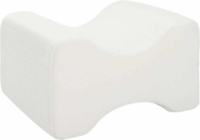 vidaXL Knee Pillow Λευκός Αφρός μνήμης και Πολυεστέρας