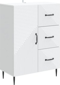 vidaXL Πλαϊνό γραφείο Λευκό 66 x 34,5 x 89,5 εκ Επεξεργασμένο Ξύλο