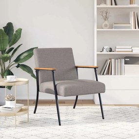 vidaXL Πολυθρόνα Taupe ύφασμα