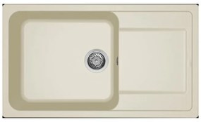 Νεροχύτης κουζίνας LIFE 410 Bianco Antico 62 ELLECI 86x50cm