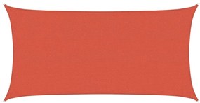vidaXL Πανί Σκίασης Τερακότα 2,5 x 4,5 μ. από HDPE 160 γρ./μ²