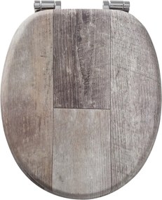 Tiger Old Wood Καπάκι Λεκάνης MDF Brown 800611