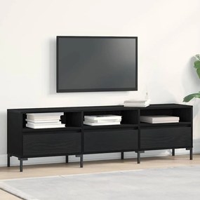 vidaXL Ντουλάπι Τηλεόρασης Μαύρη Δρυς 150x30x44,5 εκ Επεξεργασμένο Ξύλο