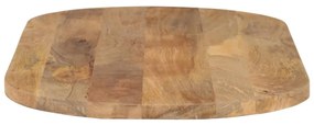 vidaXL Επιφάνεια Τραπεζιού Οβάλ 80x40x3,8 εκ. Μασίφ Ξύλο Μάνγκο