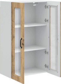 vidaXL Ραφιέρα τοίχου PORTO Artisan Δρυς 60 x 31 x 100 εκ.