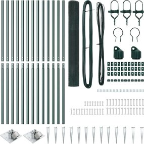 vidaXL Στύλος Περιφράξεων Πράσινο