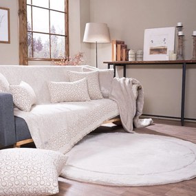 Ριχτάρι Maryland 01 Ecru Teoran Two-seater 180x250cm Cotton-Acrylic