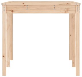 vidaXL Τραπέζι Κήπου 159 x 82,5 x 76 εκ. από Μασίφ Ξύλο Πεύκου