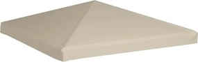 vidaXL Κάλυμμα για Κιόσκι Μπεζ 3 x 3 μ. 310 γρ./μ²
