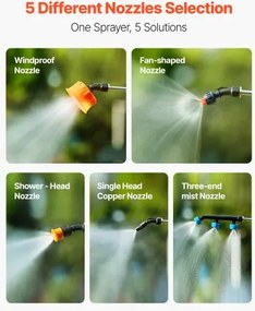 VEVOR 3.2 Gal Battery Powered Backpack Sprayer 0-90 PSI 2H Runtime for Yard Lawn