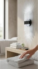 Stewehome Μοντέρνος σχεδιασμός LED απλίκα τοίχου με μεταλλικό σώμα