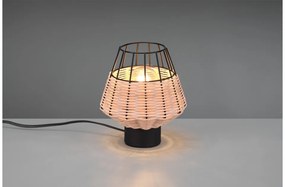 Επιτραπέζιο Φωτιστικό 1xE27 Μπεζ Ρατάν Borka R51261036 Trio Lighting-R51261036-Μπεζ R51261036