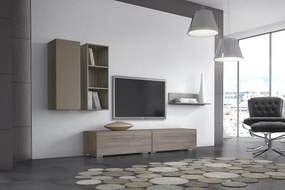Σύνθεση σαλονιού "SMART 4D" σε χρώμα σταχτί-λευκό