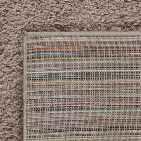 vidaXL Χαλί Shaggy με Ψηλό Πέλος Μπεζ 120 x 170 εκ.