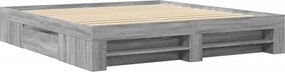 vidaXL Πλαίσιο κρεβατιού χωρίς στρώμα 180x200 εκ. Επεξεργασμένο Ξύλο