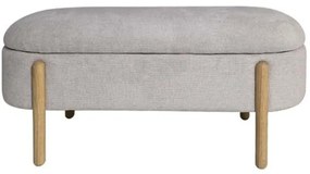 Σκαμπό Με Αποθηκευτικό Χώρο Cloud 735-2207-B 108x41x48cm Beige