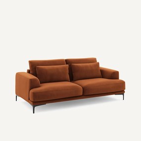 Καναπές 3 θέσεων με βελούδινη ταπετσαρία, Marsile
