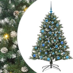 vidaXL Τεχνητό Χριστουγεννιάτικο Δέντρο με 150 LED Πράσινο 150 cm