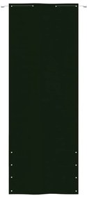 Διαχωριστικό Βεράντας Σκούρο Πράσινο 80 x 240 εκ Ύφασμα Oxford - Πράσινο