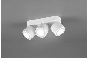 Σποτ Οροφής Χωνευτό/Επιφανειακό 3xLED 5W Κινητό Διπλή Πηγή Taurus Trio Lighting-652910331-Λευκό 652910331