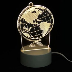 Τρισδιάστατο 3D επιτραπέζιο φωτιστικό υδρόγειος OEM