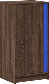 vidaXL Ντουλάπι με Φώτα LED Καφέ Δρυς 42,5x34x85 εκ. Επεξ. Ξύλο