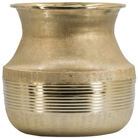 Artekko Trophy Διακοσμητικό Δοχείο Κασπώ Μέταλλο Χρυσό (30x30x29)cm Artekko 48647