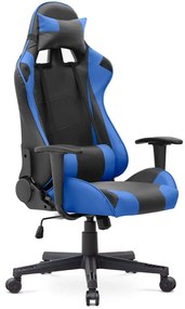 Καρέκλα Γραφείου Alonso 0223122 67x70x125/135cm Black-Blue