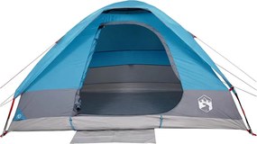 vidaXL Σκηνή Κάμπινγκ 4 Ατόμων Αδιάβροχη Μπλε