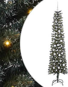 vidaXL Τεχνητό Χριστουγεννιάτικο Δέντρο με 300 LED Πράσινο 210 cm