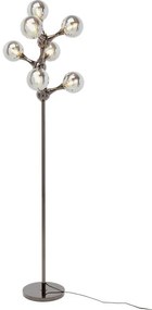 Φωτιστικό Δαπέδου Atomic Balls Γυαλί Ασημί 40*35*170εκ. - Ασημί