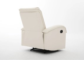 Πολυθρόνα Ανακλινόμενη ArteLibre CELAENO Εκρού PU 80x96x97cm