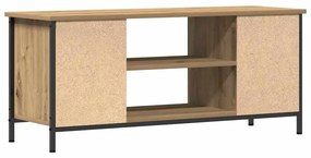 vidaXL Ντουλάπα Τηλεόρασης artisan δρυς 102 x 35 x 45 εκ.