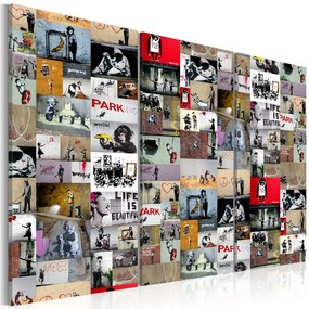 Πίνακας - Art of Collage: Banksy III 120x80