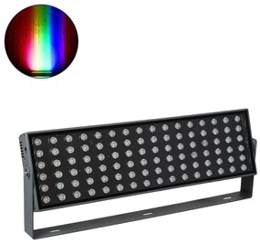 GloboStar FLOOD-ZANA 90561 Προβολέας Wall Washer για Φωτισμό Κτιρίων LED 200W 17000lm 30° DC 24V Αδιάβροχο IP65 Μ70 x Π29 x Υ10cm RGBW DMX512 - Γκρι Ανθρακί - 3 Years Warranty