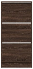 vidaXL Παπουτσοθήκη Καφέ δρυς 60x21x125,5 εκ. από Επεξεργασμένο Ξύλο