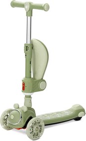 FOLDABLE SCOOTER SWIFTIE UP 50 KG LED/MUSIC GREEN