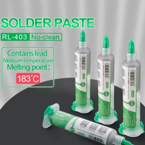 SOLDEX CREAM Syringe Liquid Flux Solder